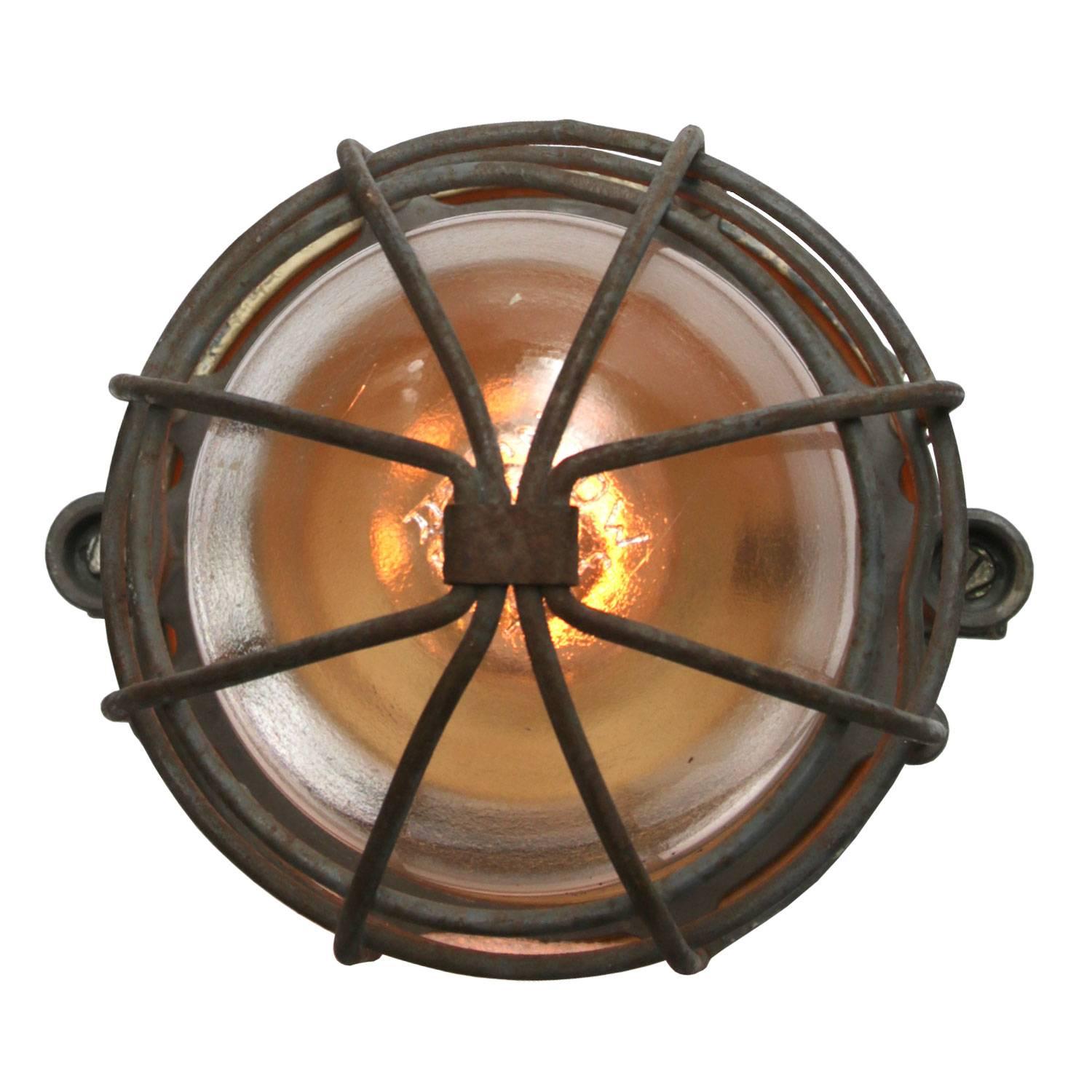 vintage cage lamp