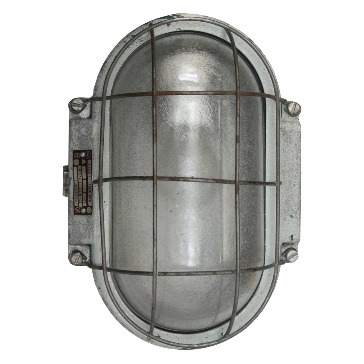 Vlasim semi raw. Industrial wall or ceiling lamp. Cast aluminium. Frosted glass.

Measures: Weight: 2.0 kg / 4.4 lb

All lamps have been made suitable by international standards for incandescent light bulbs, energy-efficient and LED bulbs.