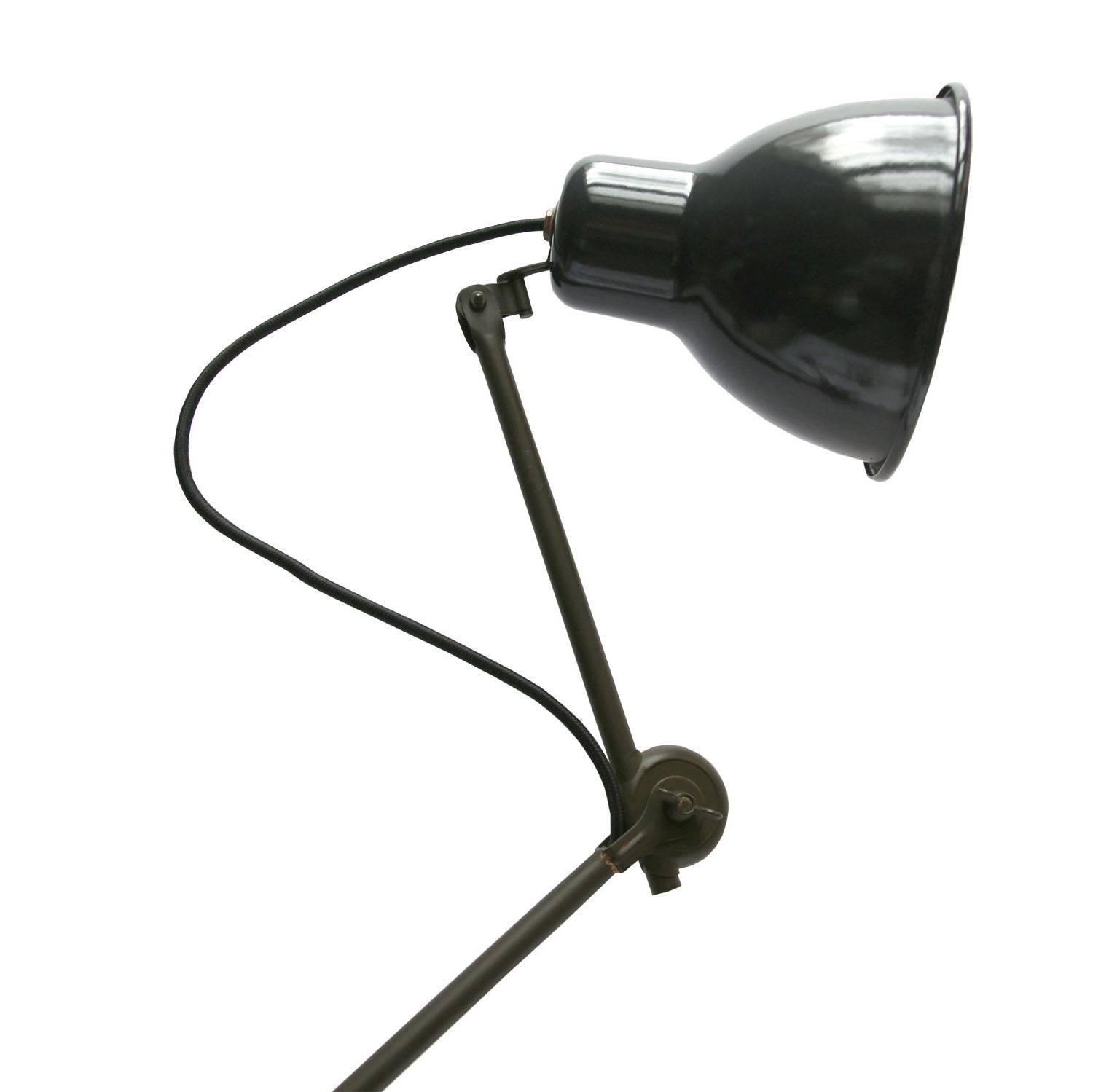 Industrial work light with clamp.

Weight: 2.00 kg / 4.4 lb

Priced per individual item. All lamps have been made suitable by international standards for incandescent light bulbs, energy-efficient and LED bulbs. E26/E27 bulb holders and new wiring