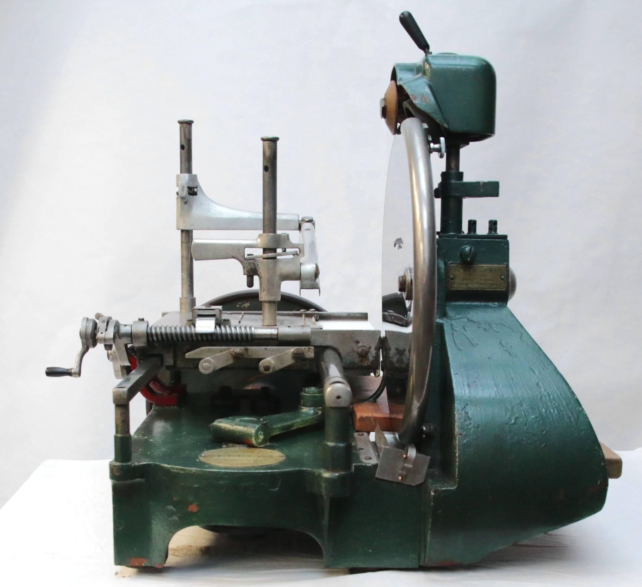 Iron Berkel Model Five Meat Slicing Machine