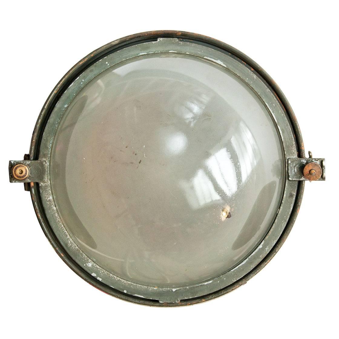 Loudeac, Rare French Factory Light In Good Condition In Amsterdam, NL