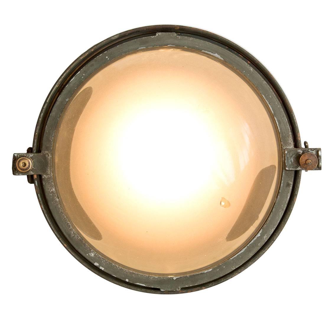 Industrial Loudeac, Rare French Factory Light