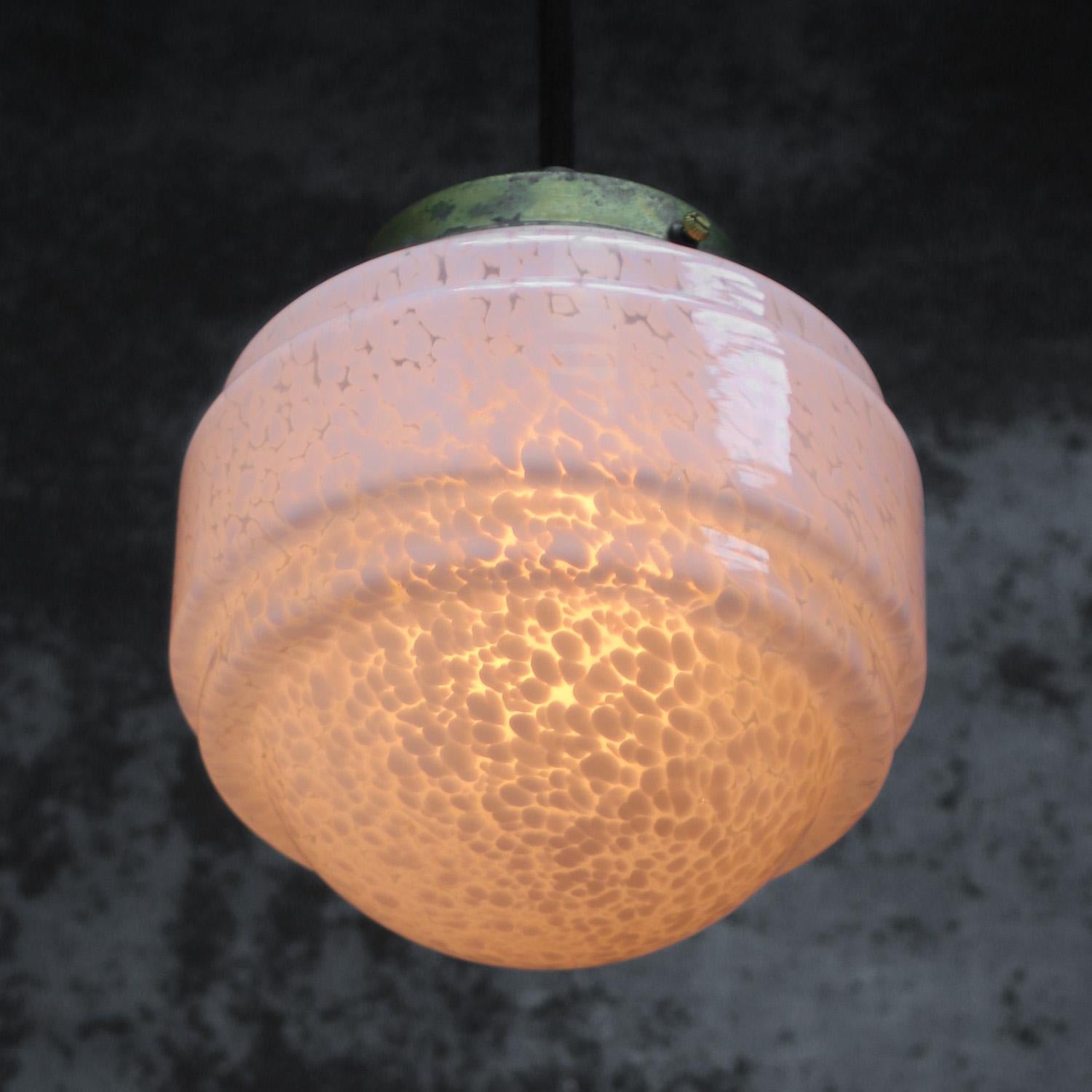 Ottone Lampada a sospensione francese 