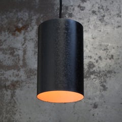 Lampade a sospensione danesi nere di Eila e John Meiling per Louis Poulsen. 1967