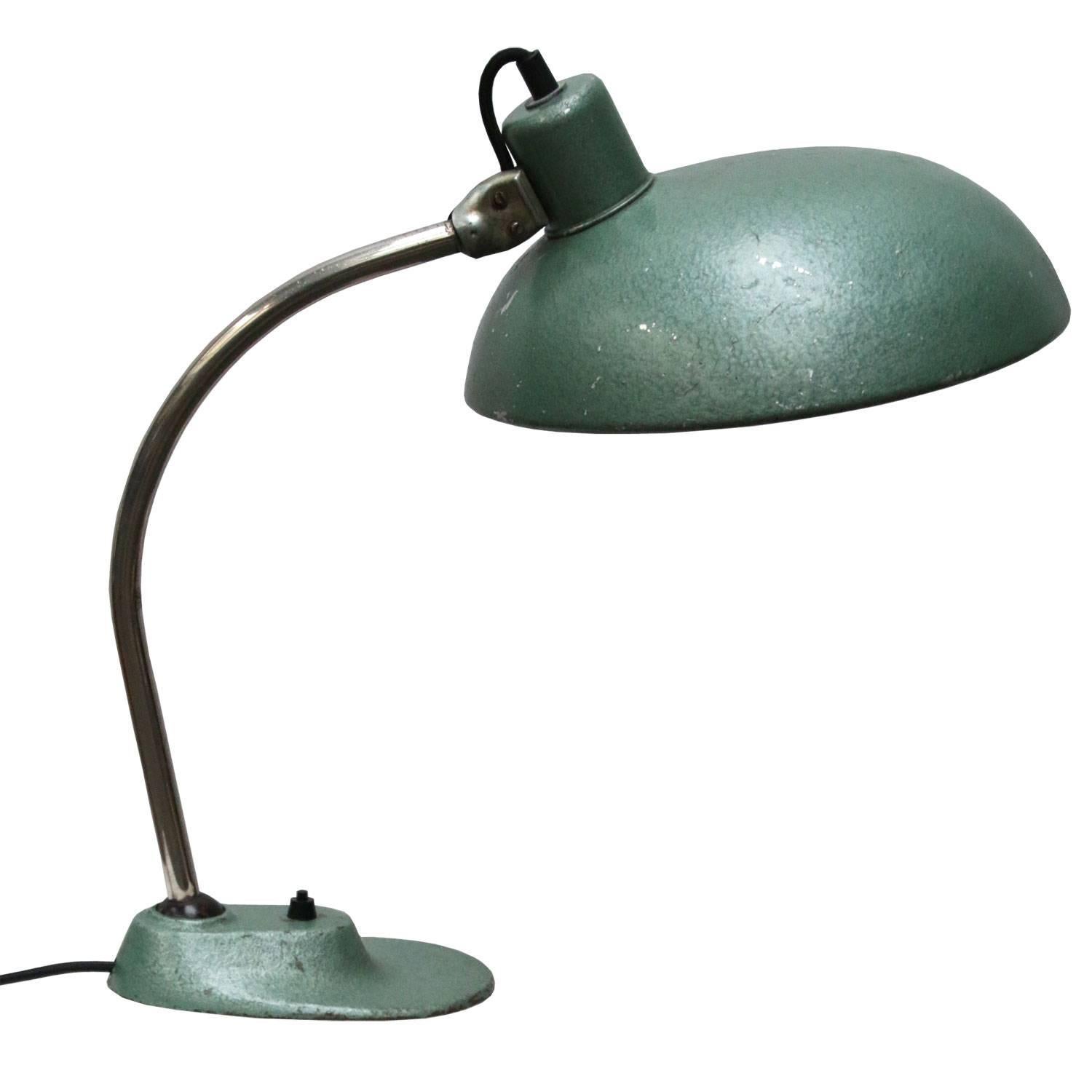 Green Vintage Metal Desk Light