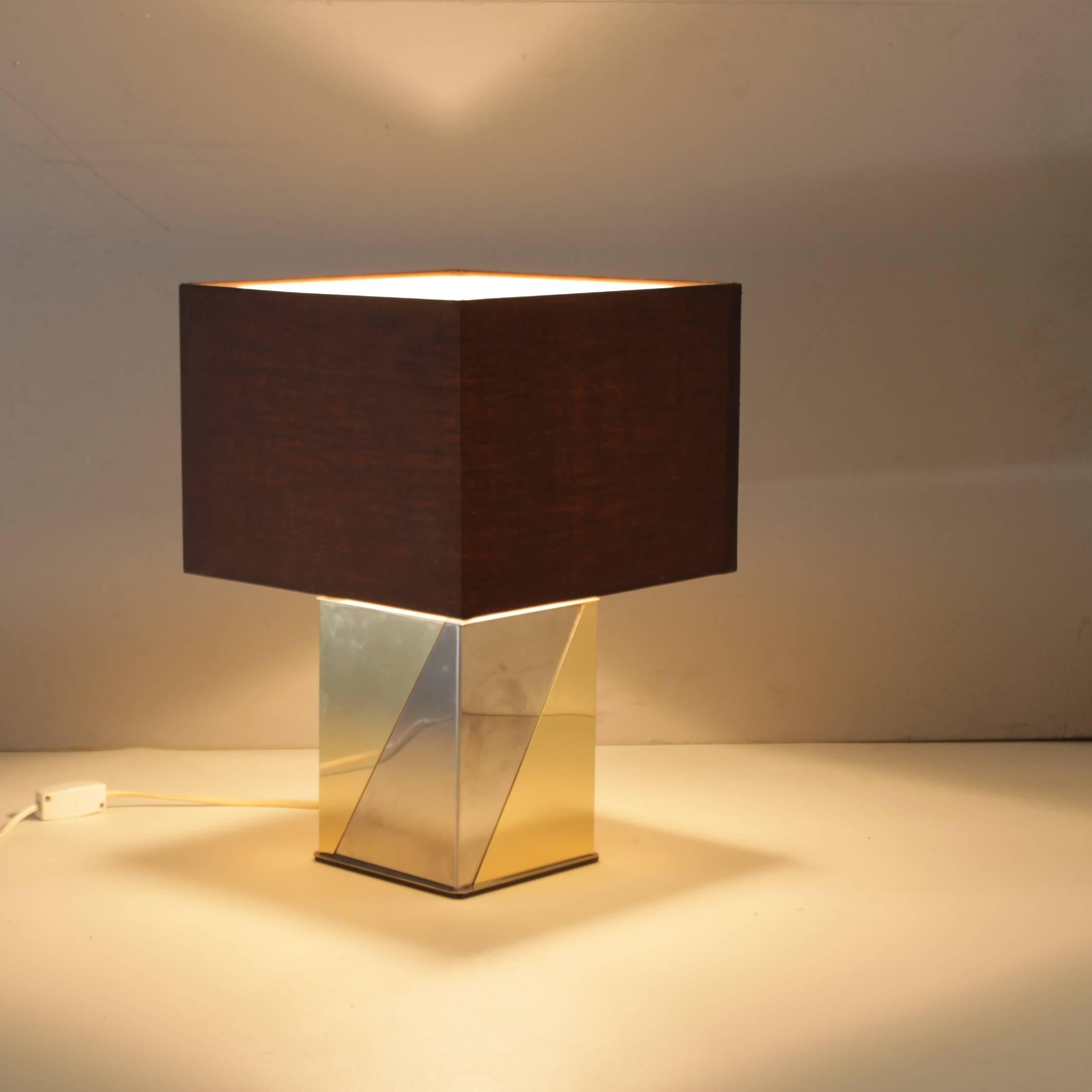 Mid-Century Modern Architectural Table Lamp in the Manner of Paul Evans