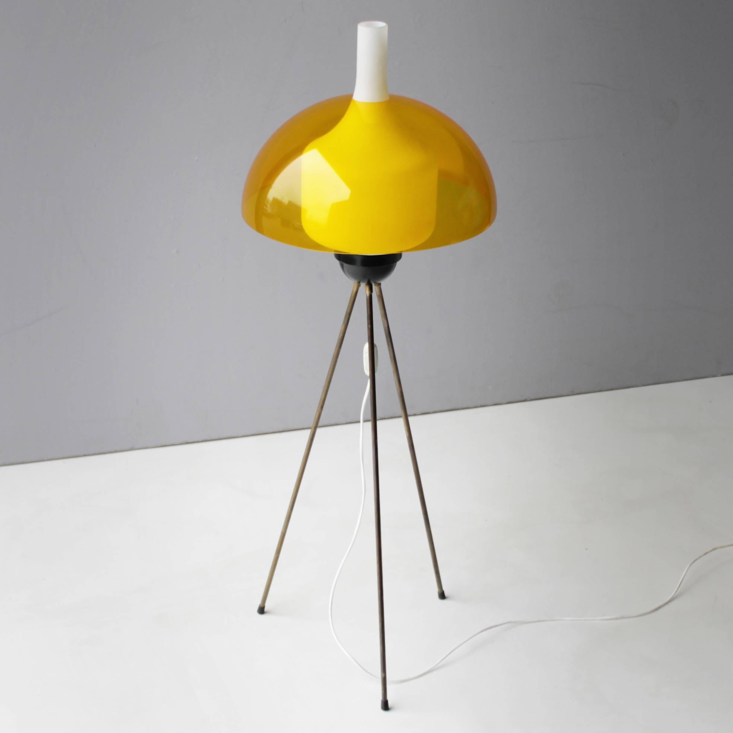 Lacquered Tripod Floor Lamp by Stilux Italy