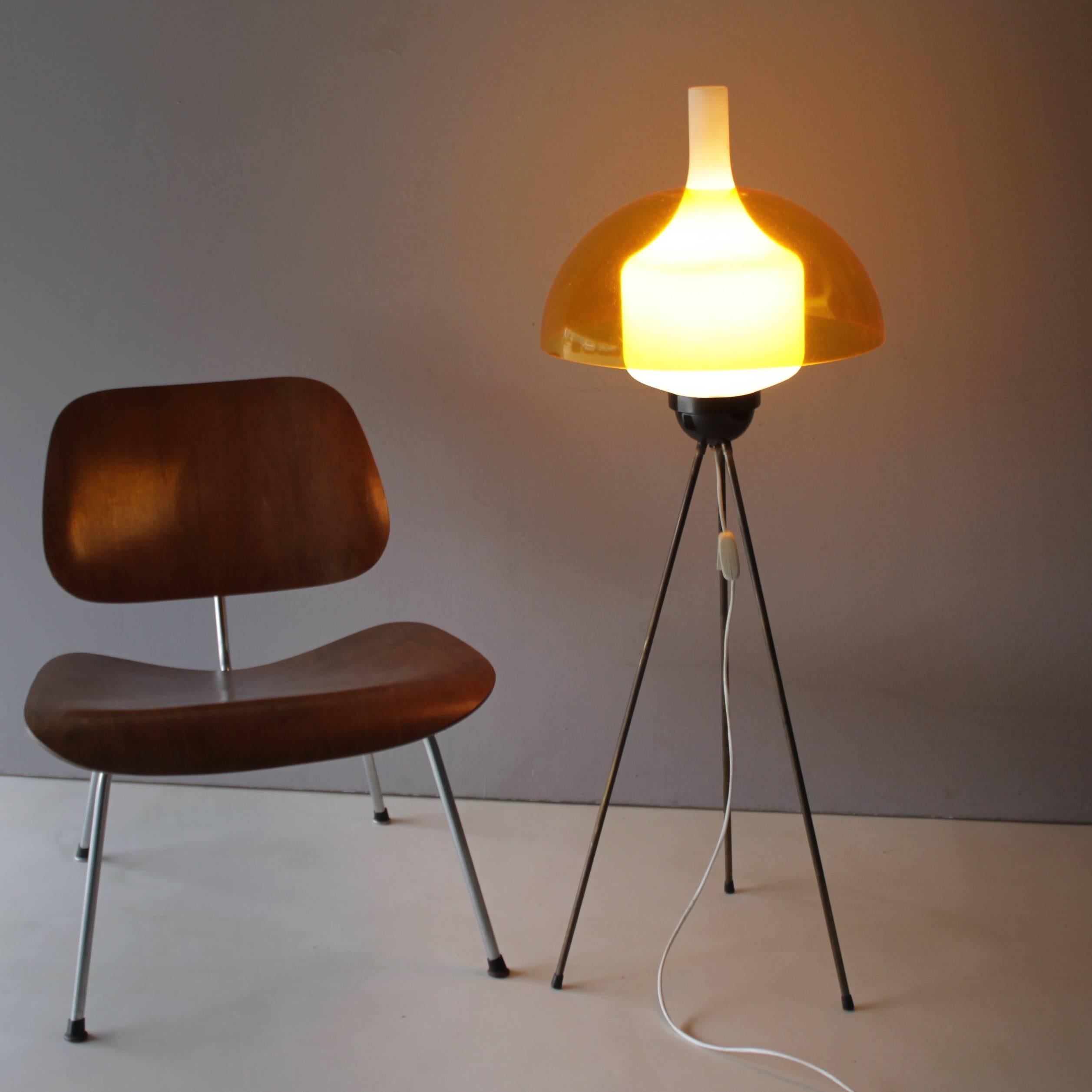 Mid-Century Modern Tripod Floor Lamp by Stilux Italy