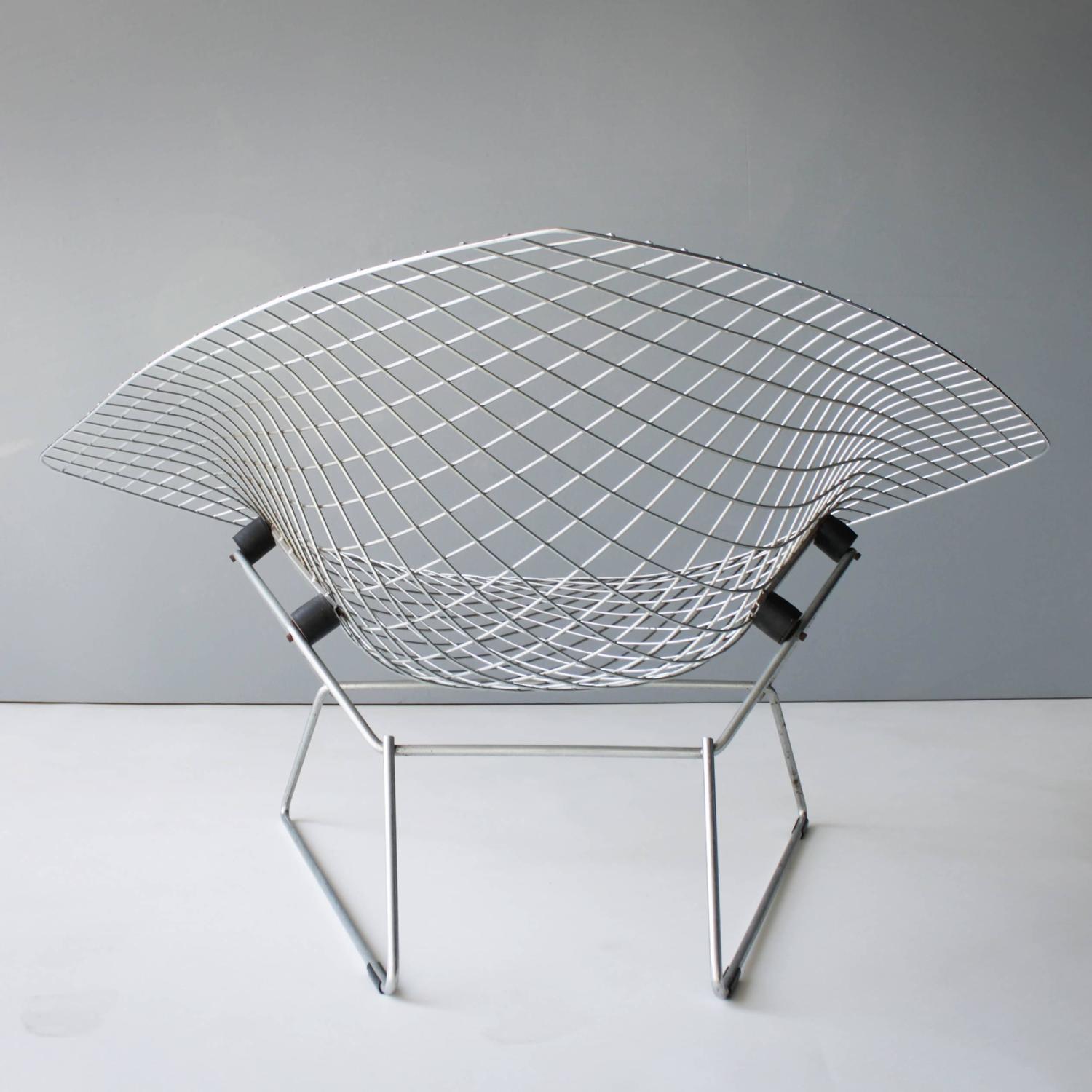 Large Diamond Chair by Harry Bertoia for Knoll For Sale at 1stdibs
