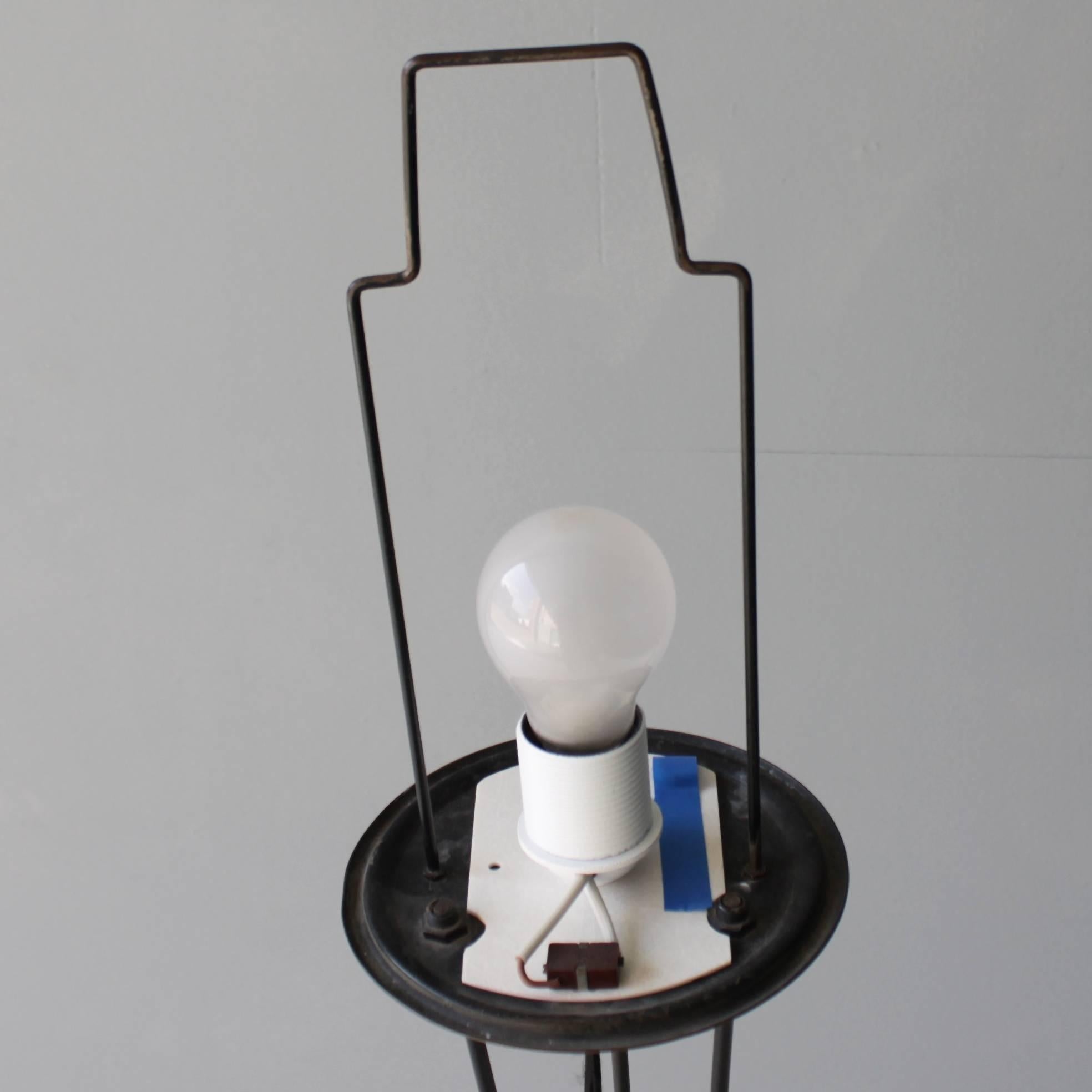 Stilnovo Floor Lamp with Murano Glass Shade 1