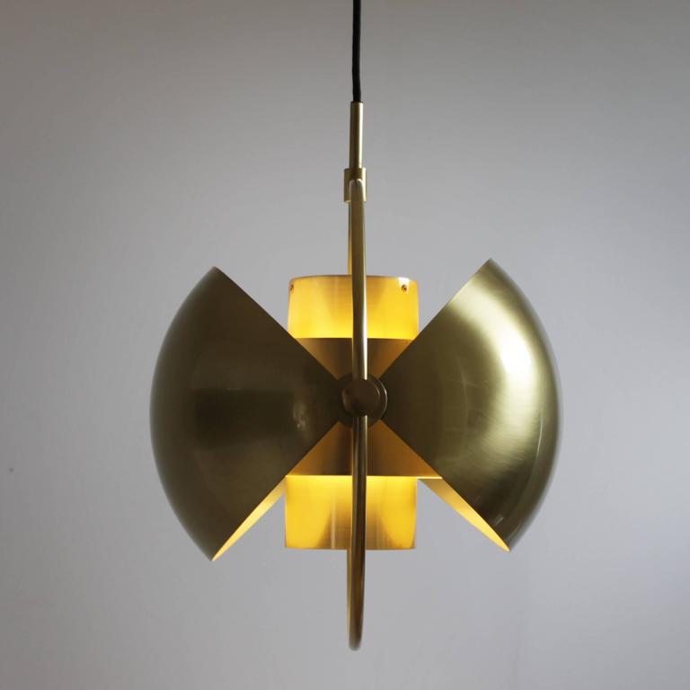 Multi-Lite Pendant by Louis Weisdorf for Lyfa In Excellent Condition In JM Haarlem, NL