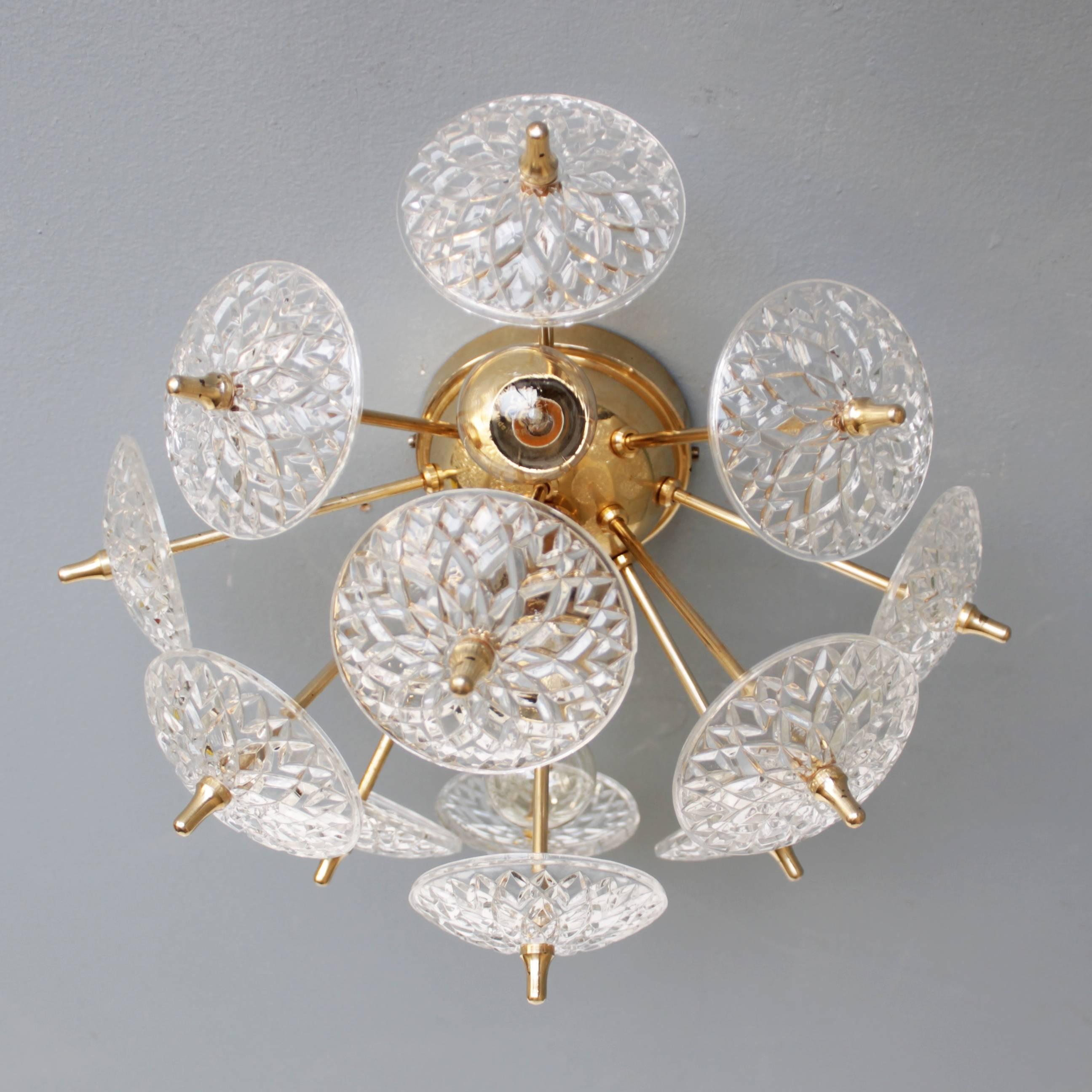 Mid-20th Century Wall Light or Flush Mount by Val St Lambert