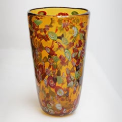 Large Murano Millefiori Vase