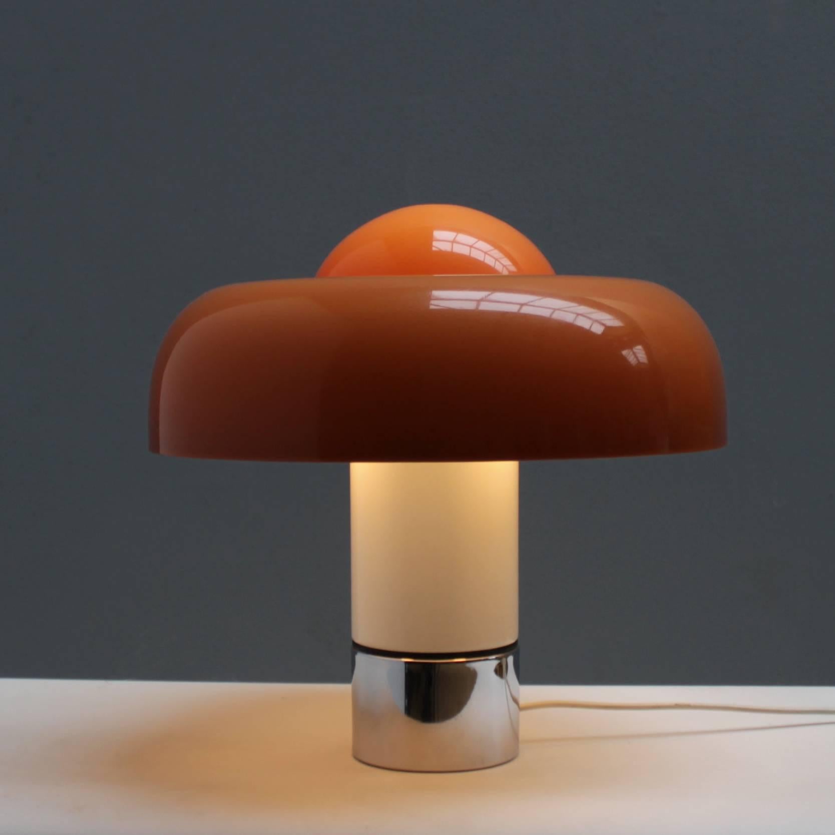 Lacquered Lamp 'Brumbury' by Luigi Massoni for Guzzini, Italy