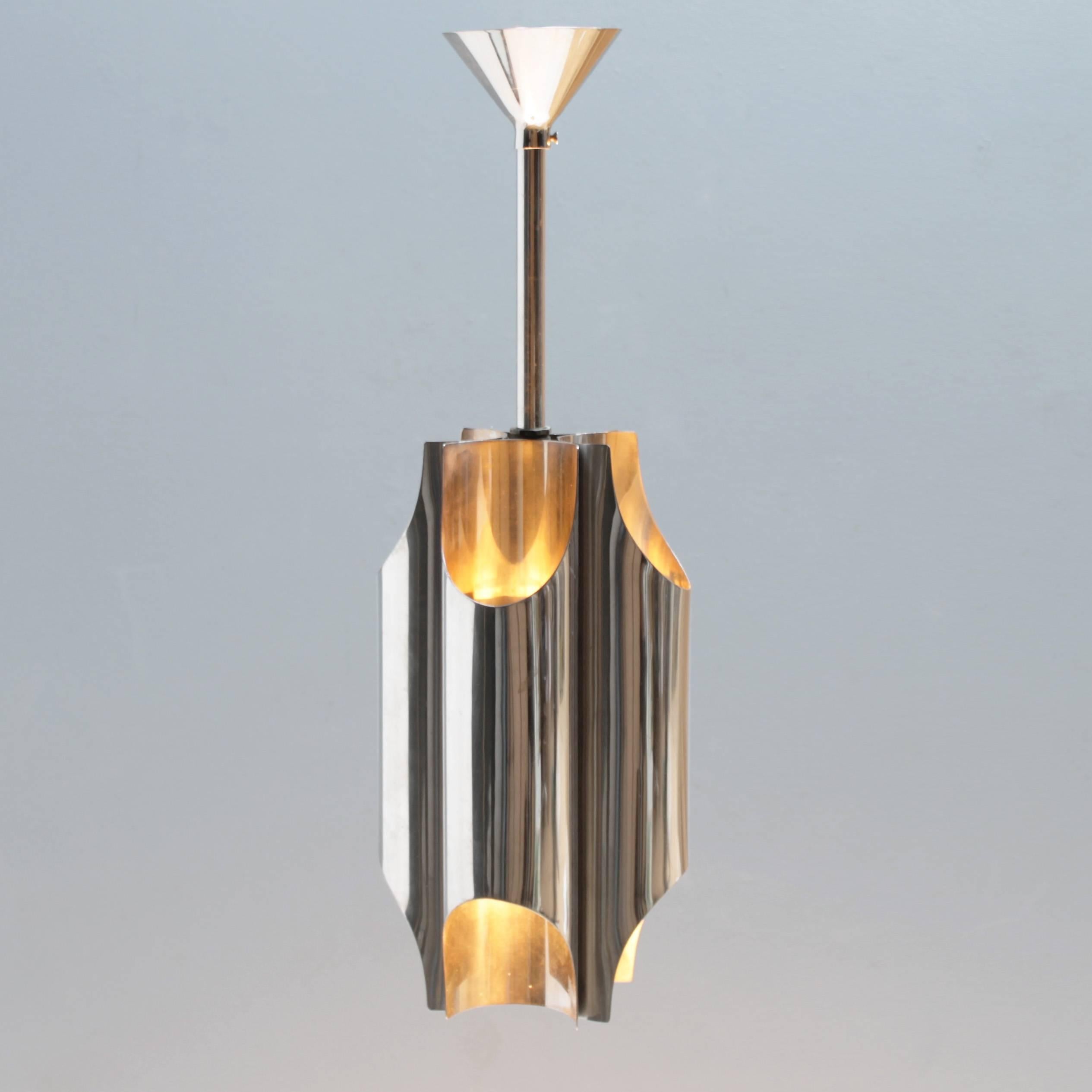 French Orgue Pendant Light by Maison Charles