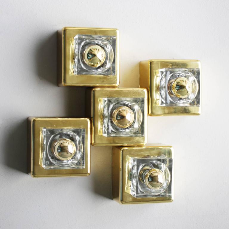 Geometric Italian Wall Light at 1stDibs