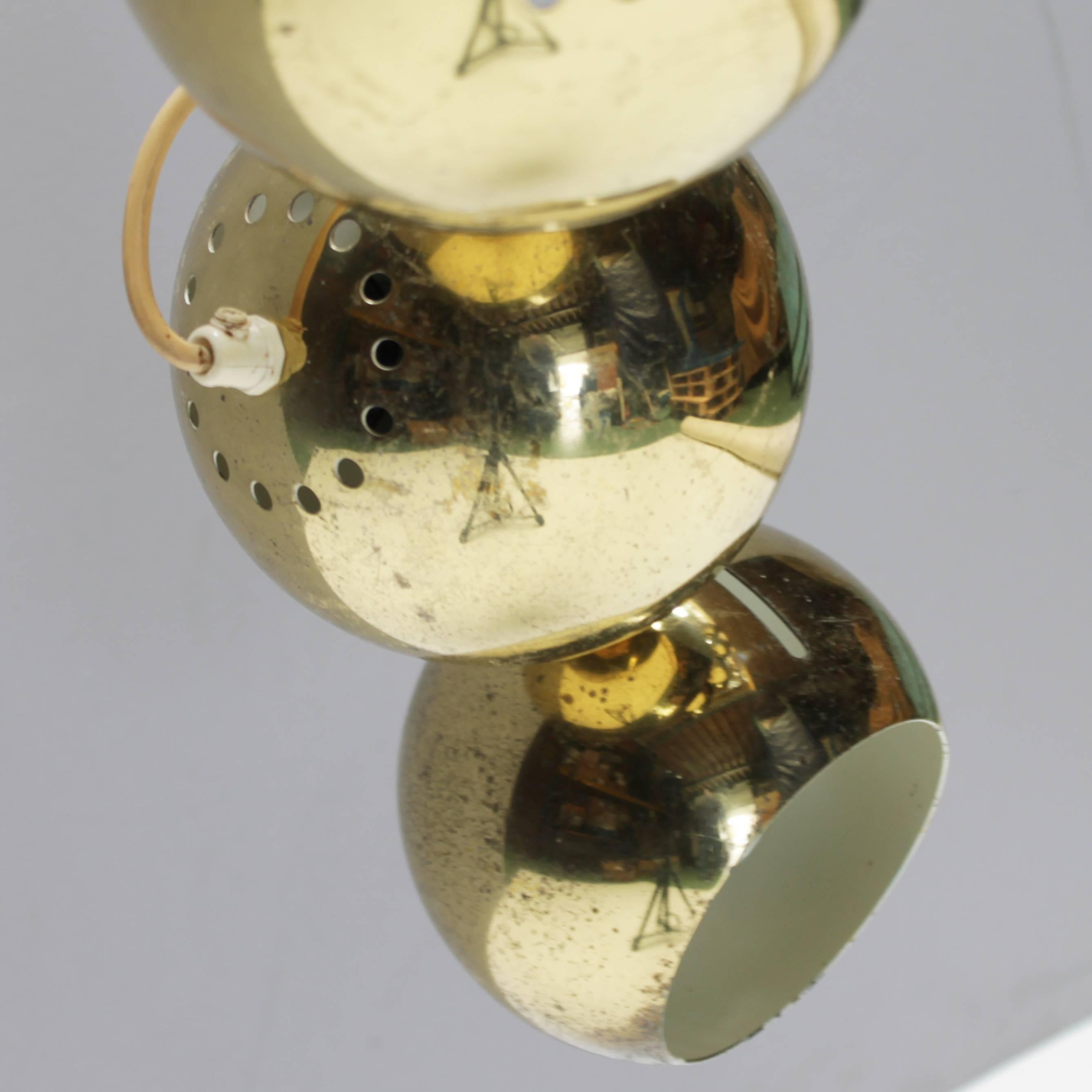 Brass Eight-Tier Cascade Chandelier by Reggiani