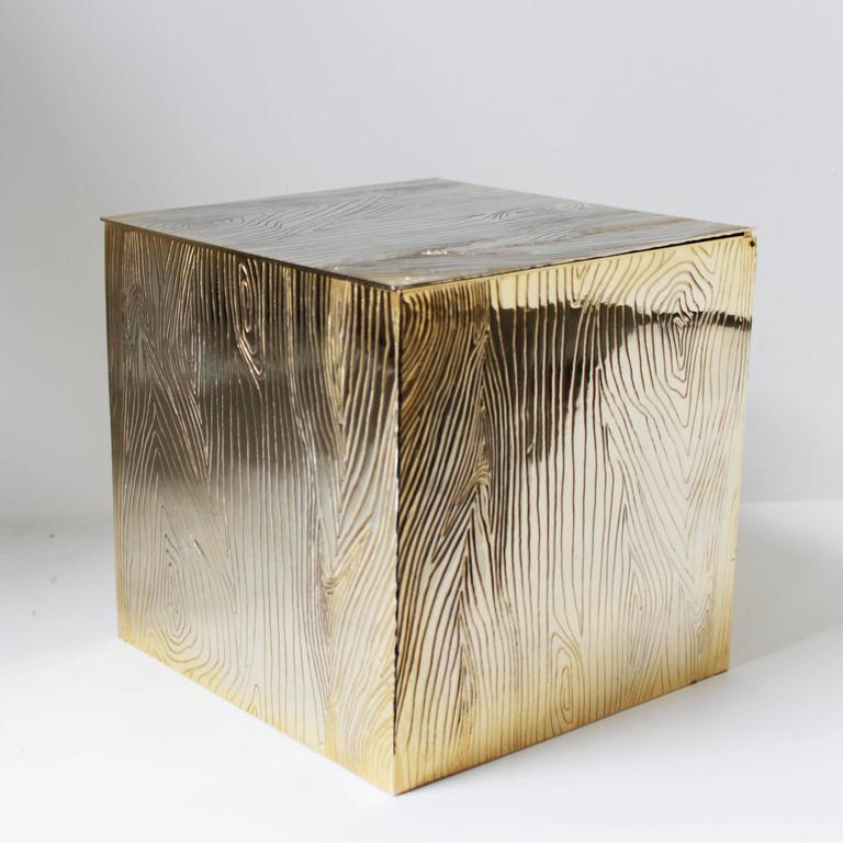 Mysterious Italian Ice Bucket in Brass at 1stDibs