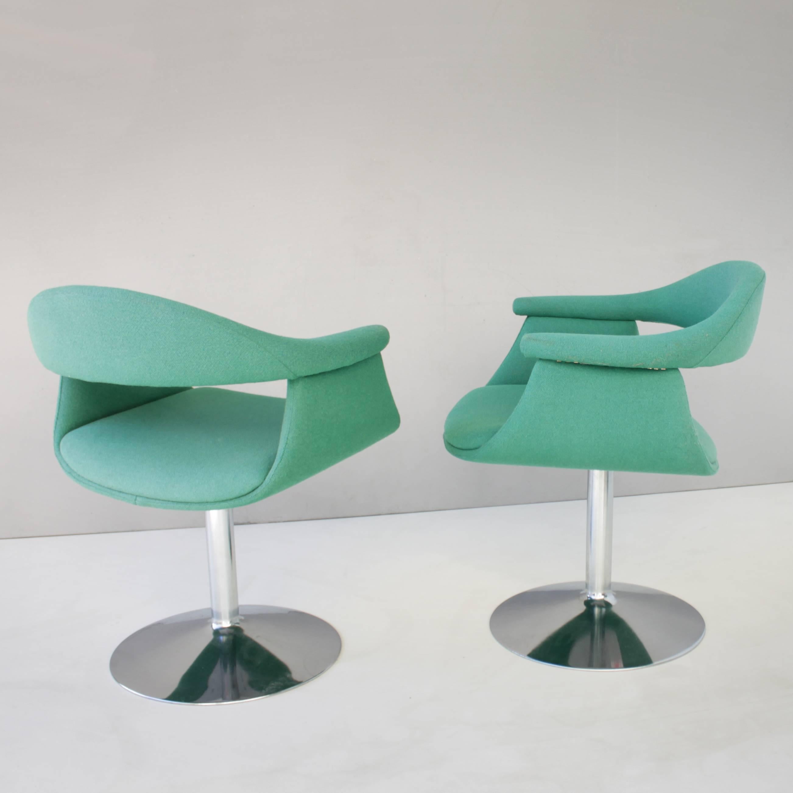 Finnish Six 'Captain's' Swivel Chairs by Eero Aarnio for Asko