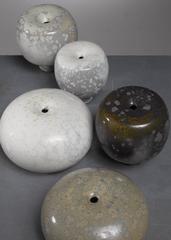 Willi Hornberger Set of Five Small Ceramic Vases, Germany, 1960s