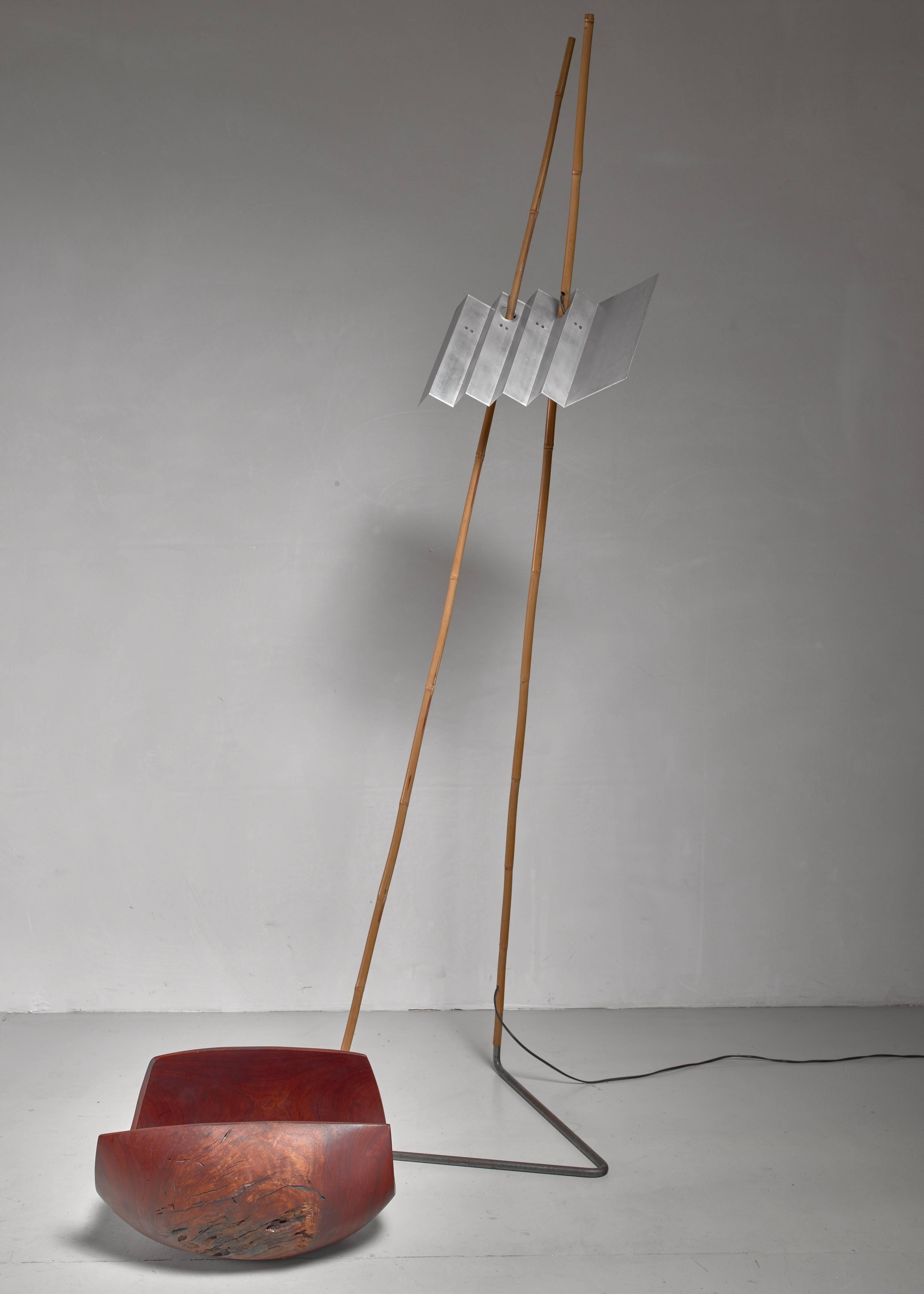 Rare Floor Lamp by Dutch Designer Anke Kamerman, 1980s In Excellent Condition For Sale In Maastricht, NL