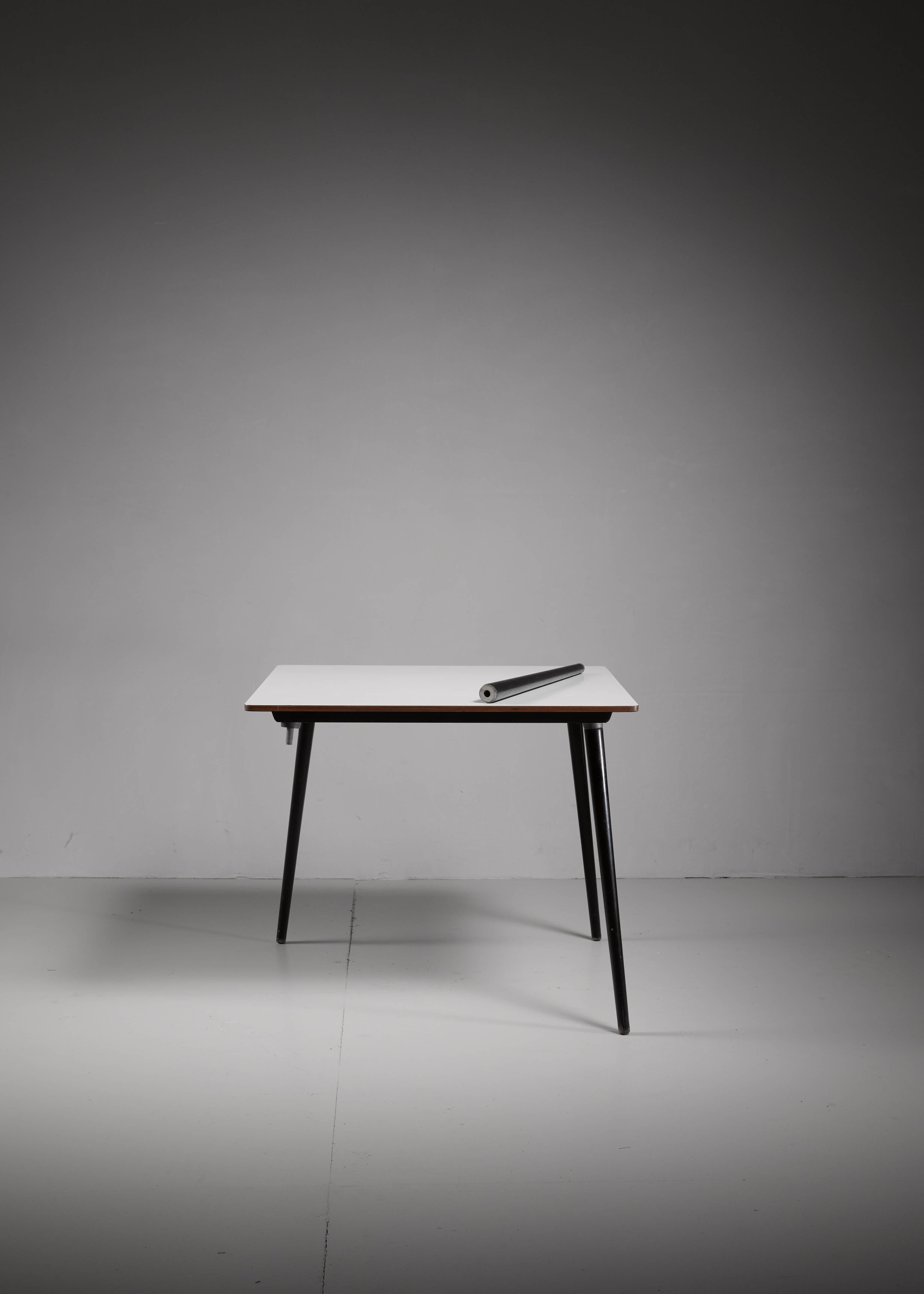 American Small Dining or Kitchen DTW Table by Charles Eames for Herman Miller