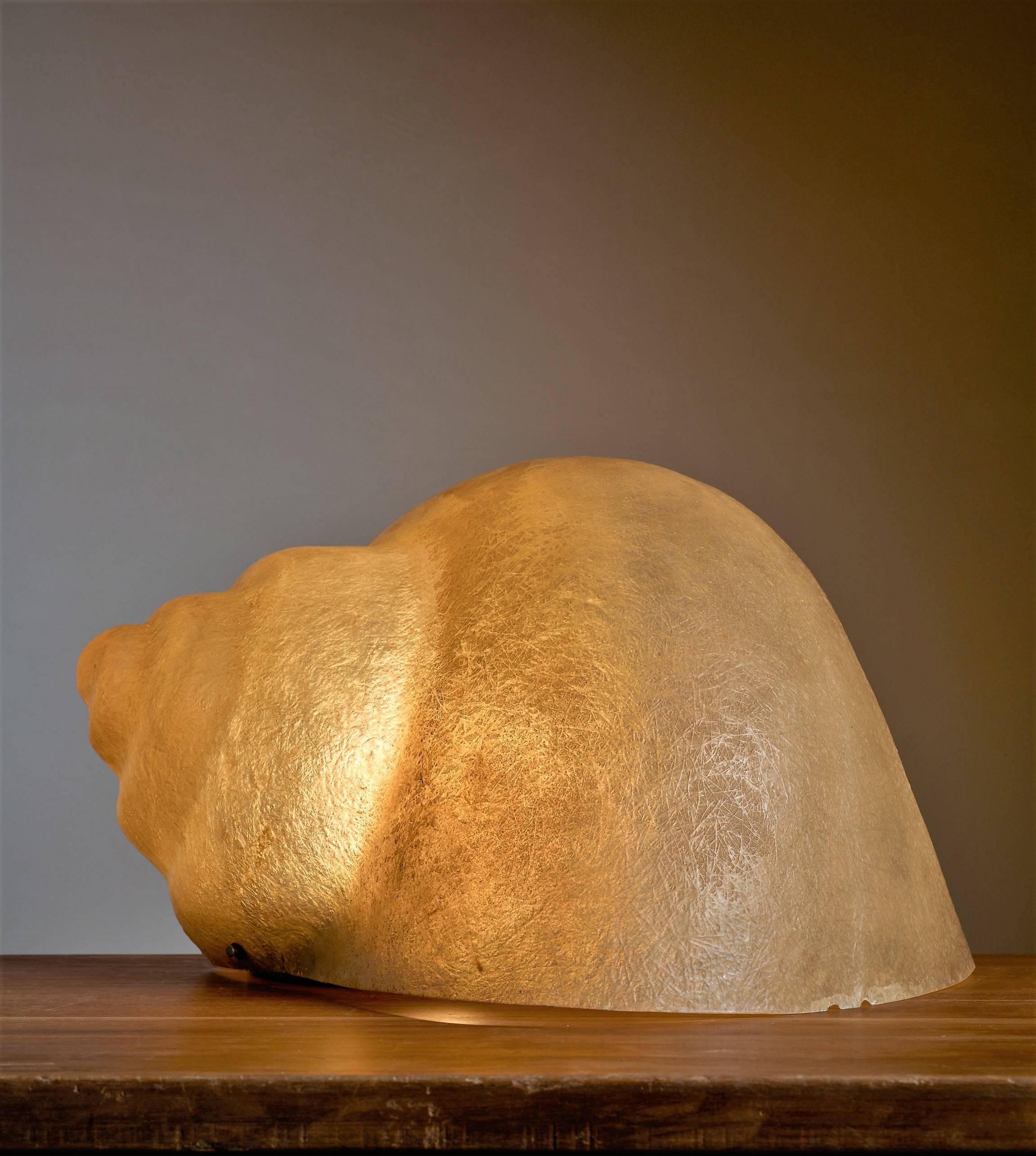 Sergio Camilli Snail Lamp for Bieffeplast, Italy, 1974 In Good Condition For Sale In Maastricht, NL
