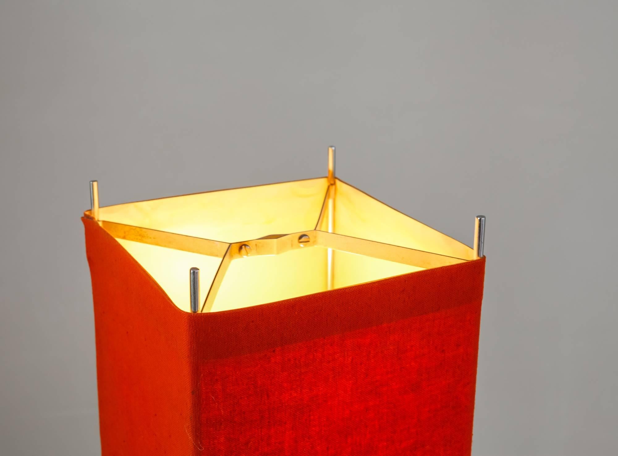 George Nelson Red Kite Table or Floor Lamp, USA, 1970s In Excellent Condition For Sale In Maastricht, NL