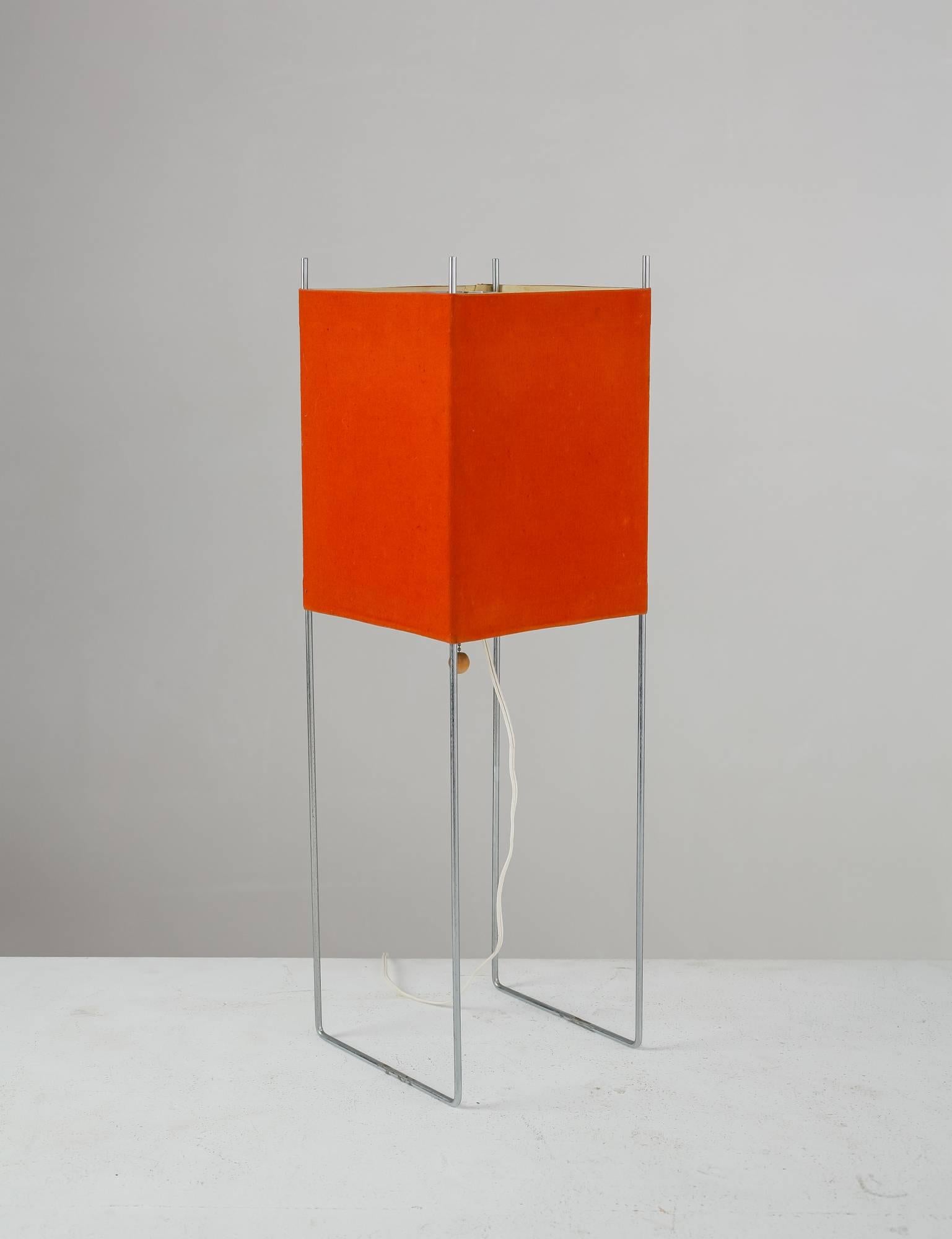 Mid-Century Modern George Nelson Red Kite Table or Floor Lamp, USA, 1970s For Sale