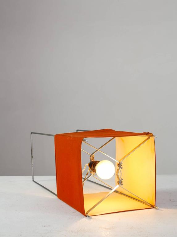 George Nelson Red Kite Table or Floor Lamp, USA, 1970s For ...