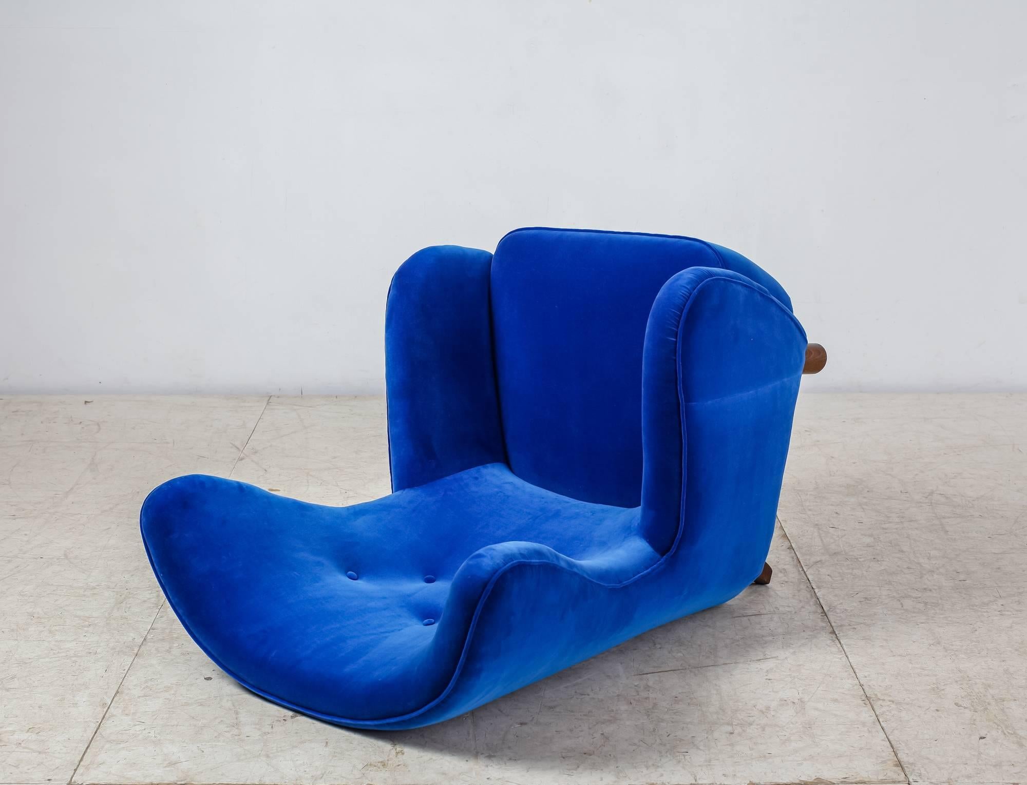 Mogens Lassen Attributed Wingback Lounge Chair, Denmark, 1940s In Excellent Condition For Sale In Maastricht, NL