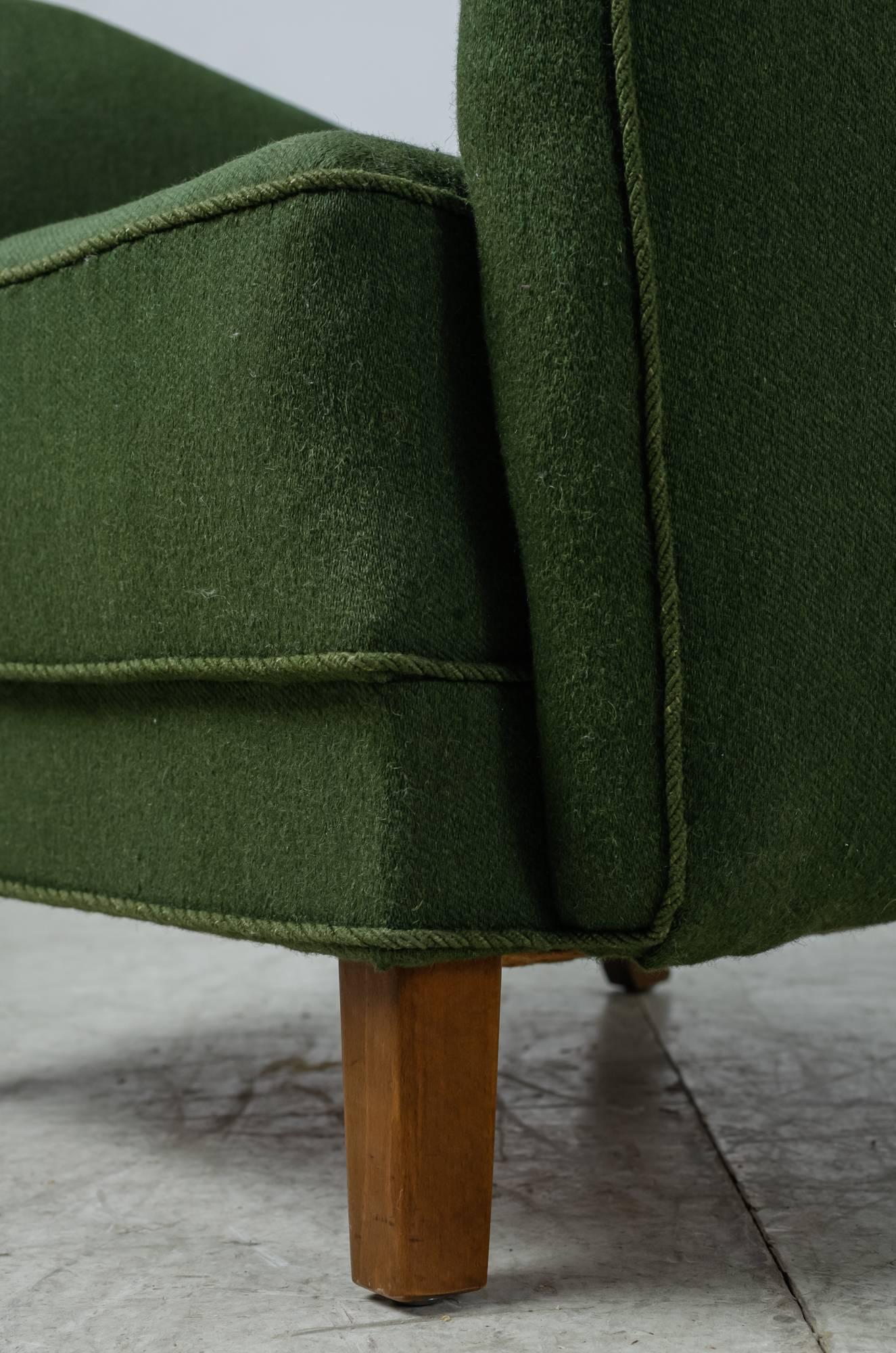 Mogens Lassen Style Lounge Chair, Denmark, 1940s For Sale 1