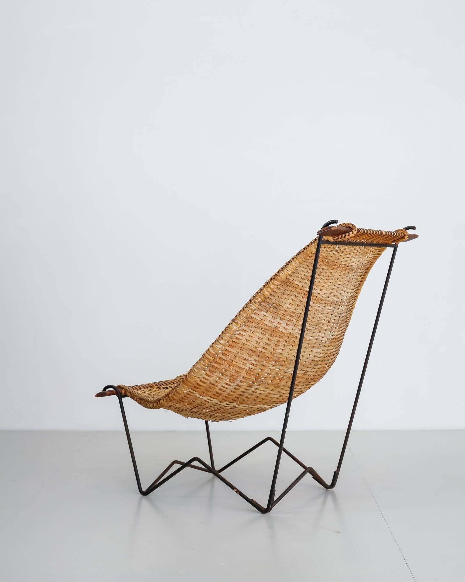 rattan duyan with stand