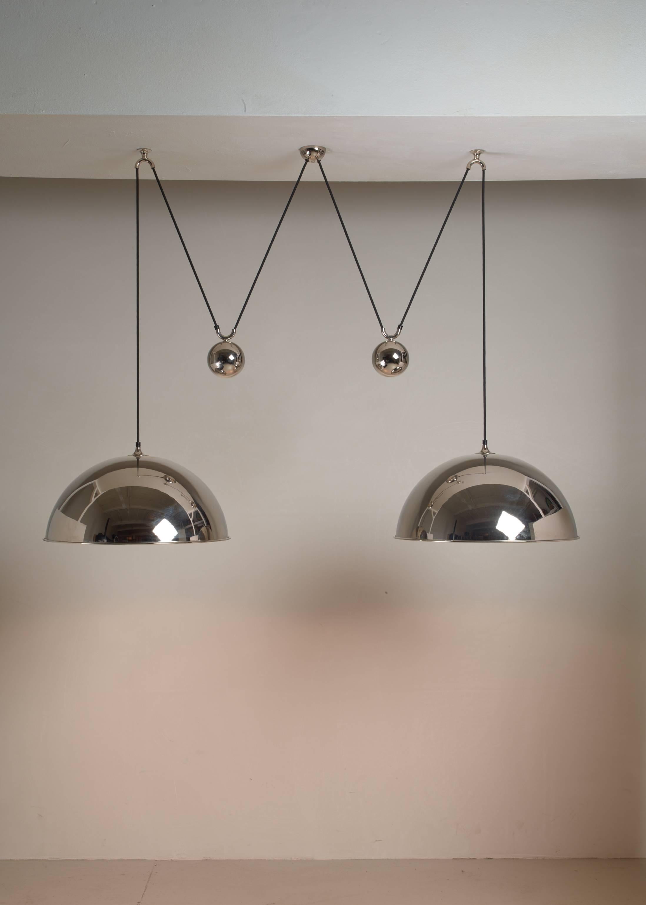 Florian Schulz Double Nickel Posa Pendants with Counterweights, Germany In Excellent Condition In Maastricht, NL