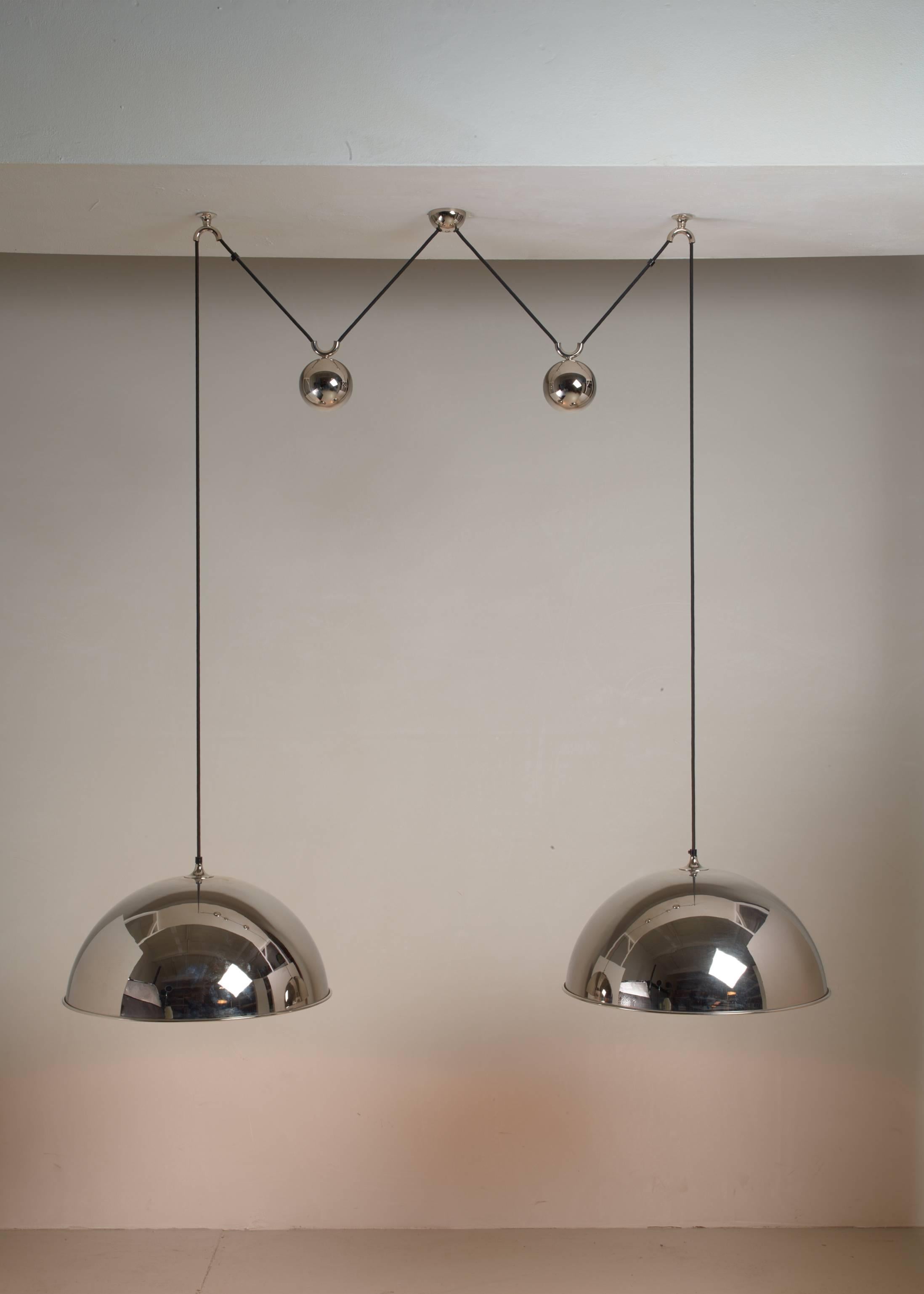 Florian Schulz Double Nickel Posa Pendants with Counterweights, Germany 2