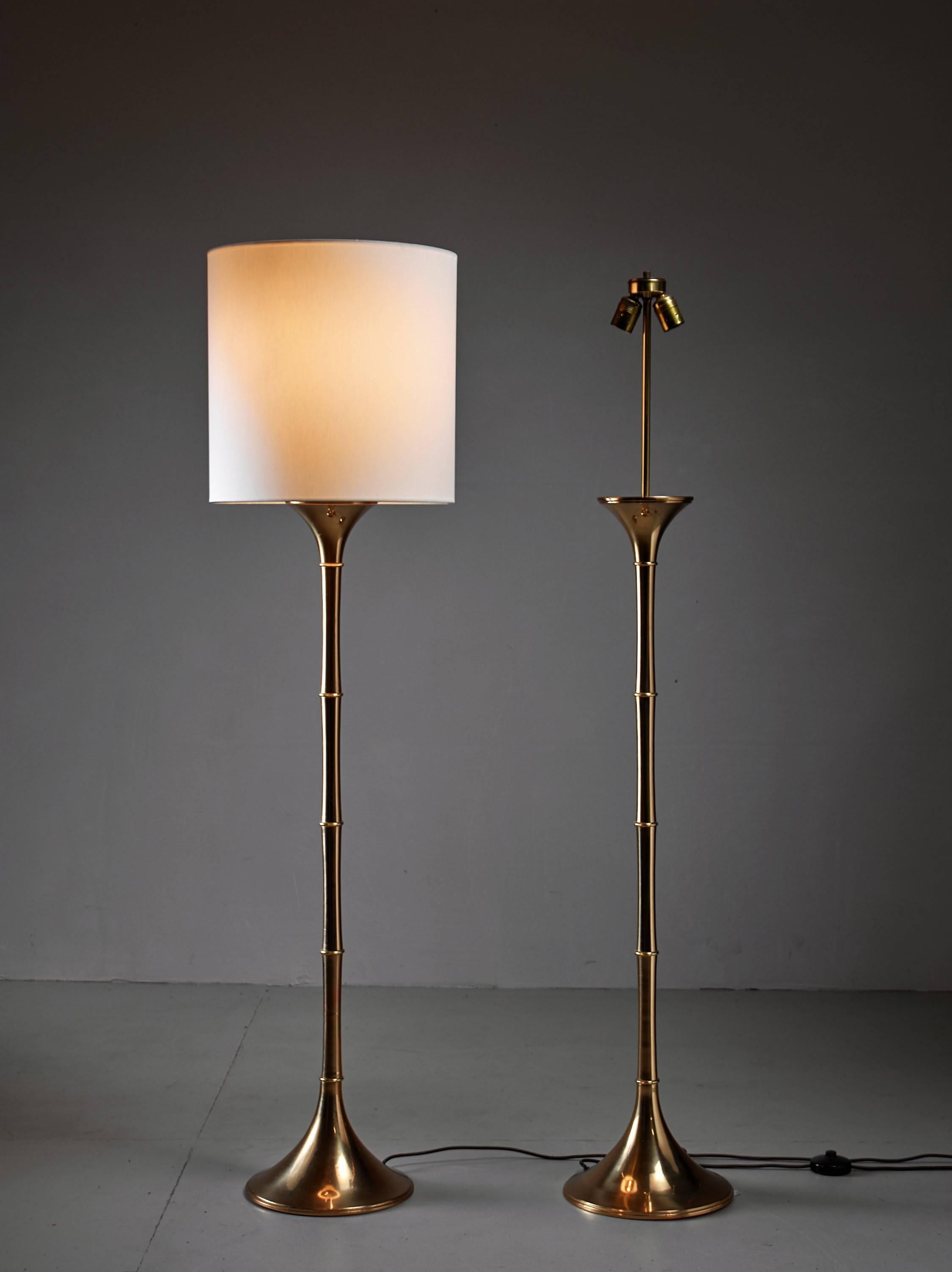 A pair of brass model 'Bamboo' floor lamps by German designer Ingo Maurer.

* This piece is offered to you by Bloomberry, Amsterdam *
