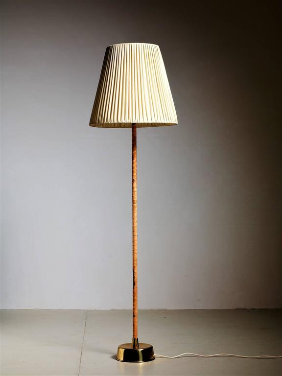 pleated floor lamp