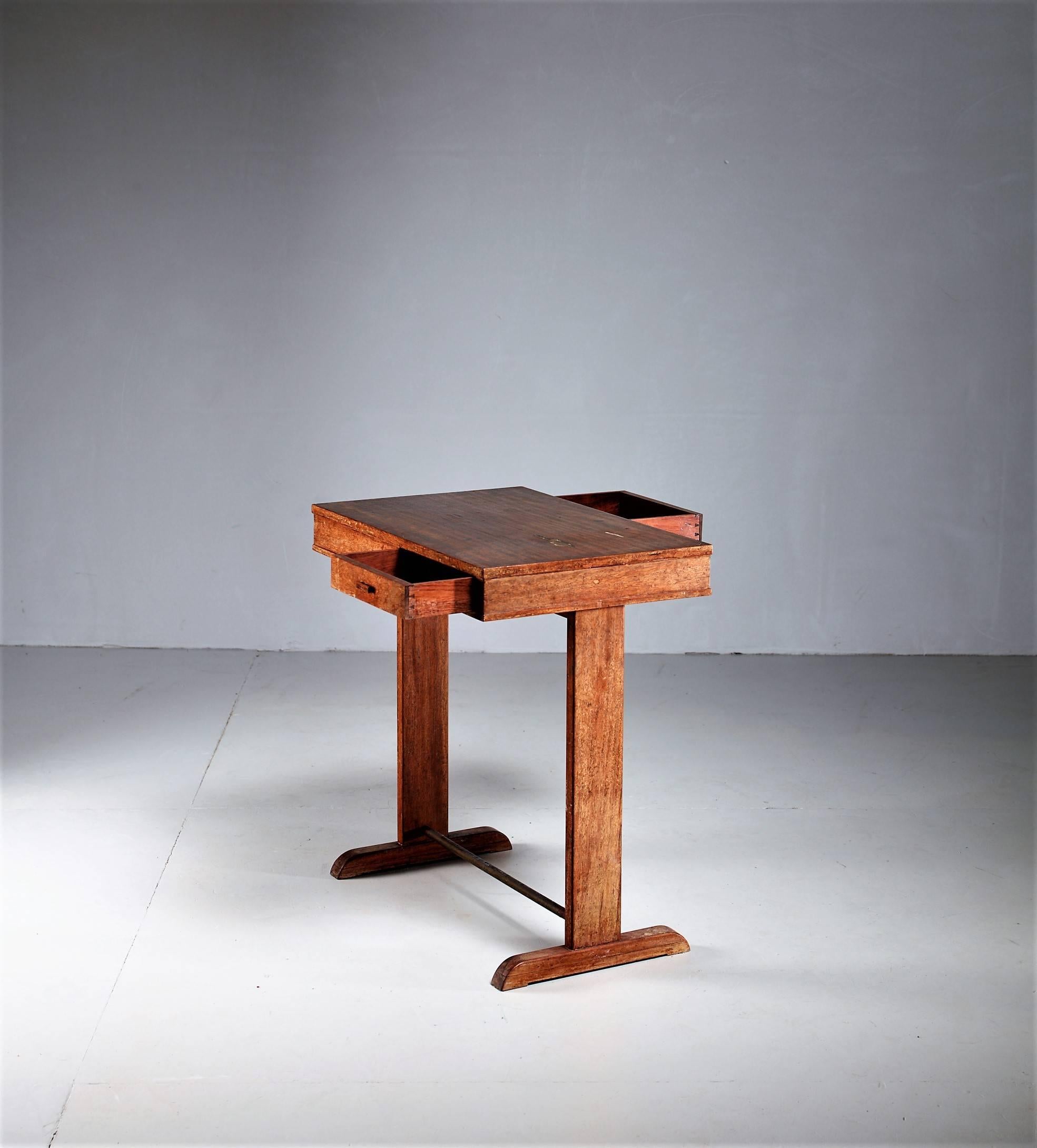 Scandinavian Modern Peder Moos Desk or Side Table, Denmark, 1930s For Sale