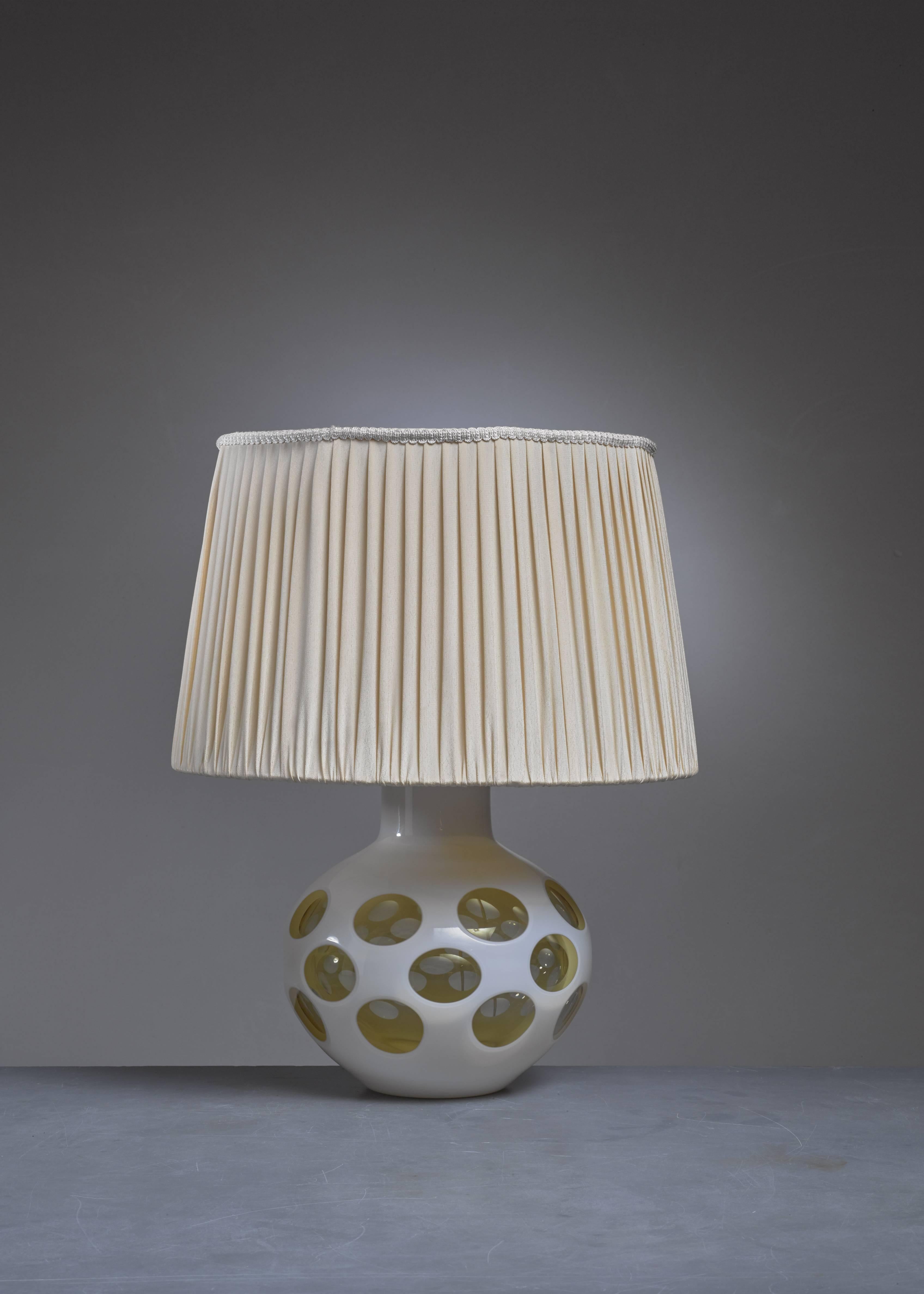 Post-Modern Carlo Nason Glass Table Lamp for Mazzega, Italy, 1970s For Sale