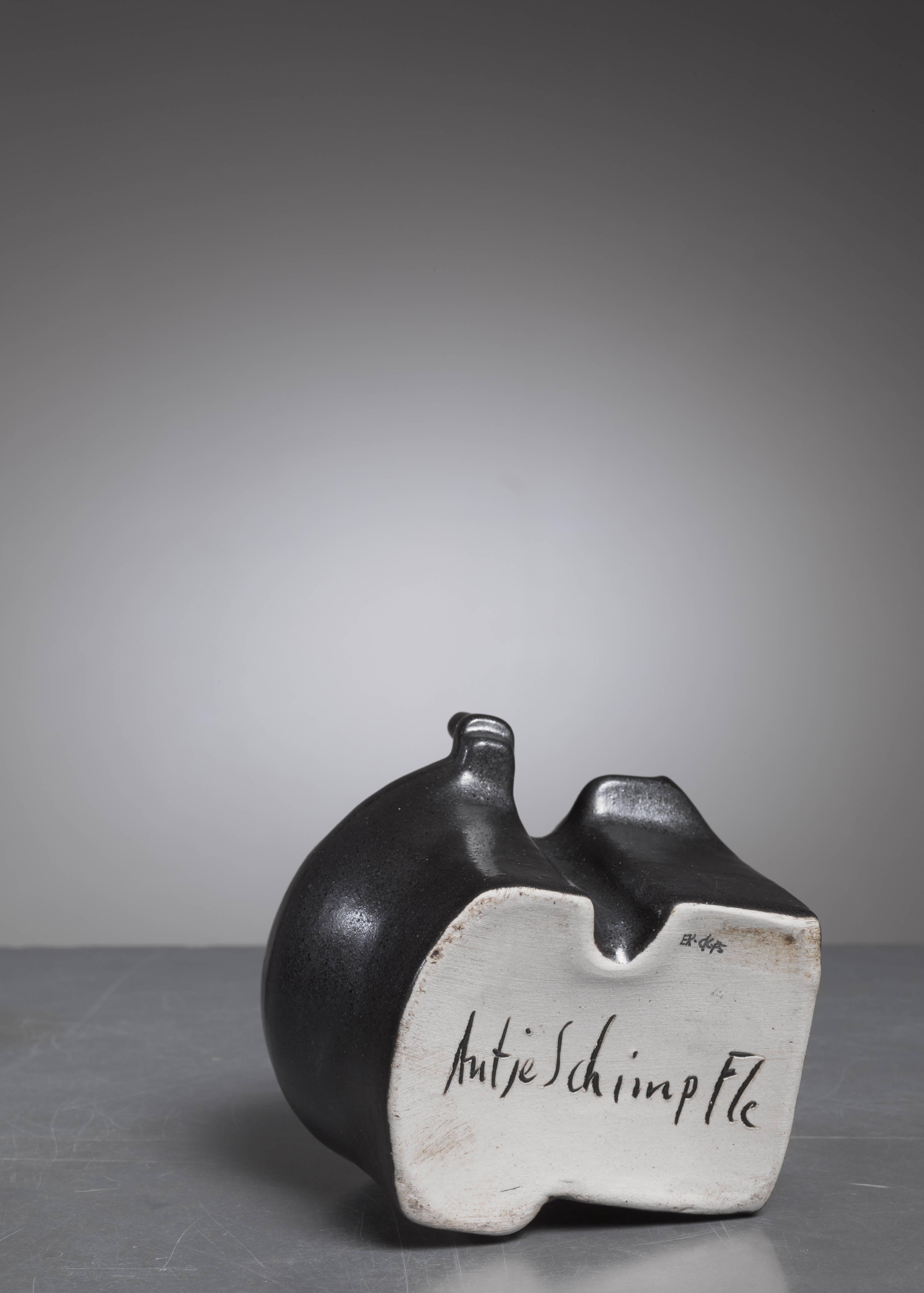 Antje Schimpfle Pair of Sculptural Ceramic Vases, Germany, 1980s For Sale 2