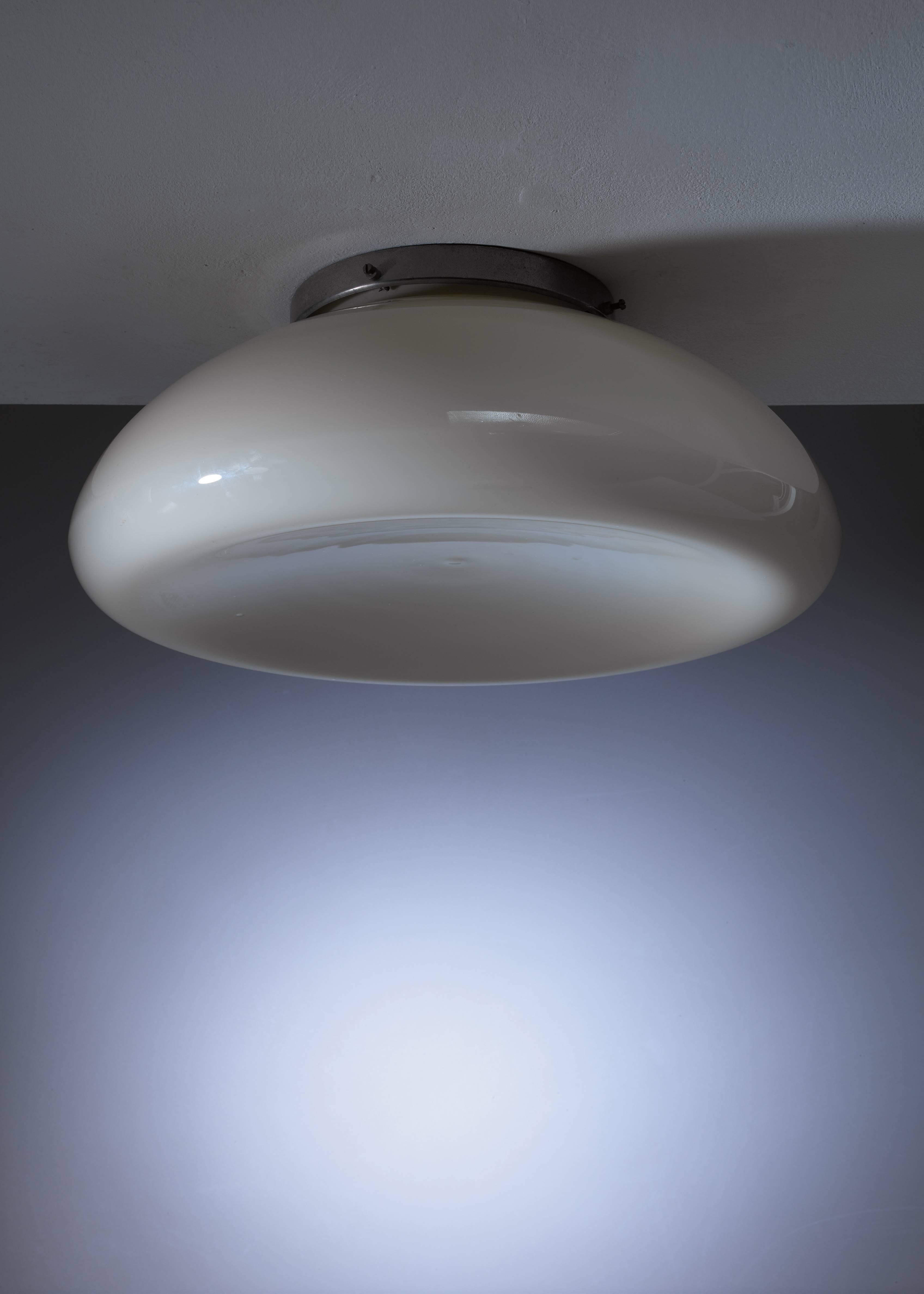 large round ceiling light