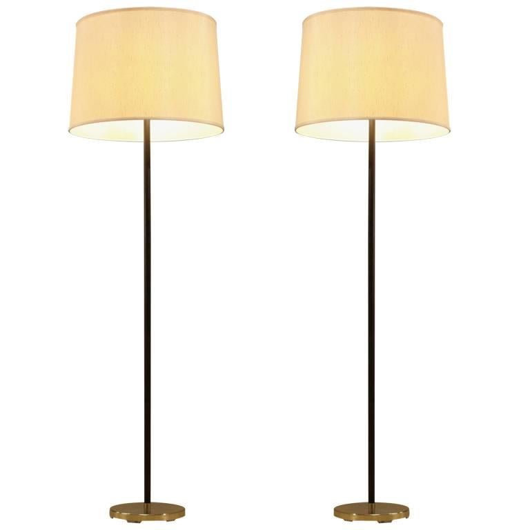 Set Of Two Floor Lamps And Table By J T Kalmar Austria Set Of Two Floor Lamps And Table By J T Kalmar Austria For