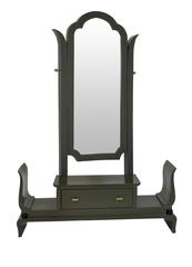 Lacquered Dressing Mirror in the Orientalist Manner