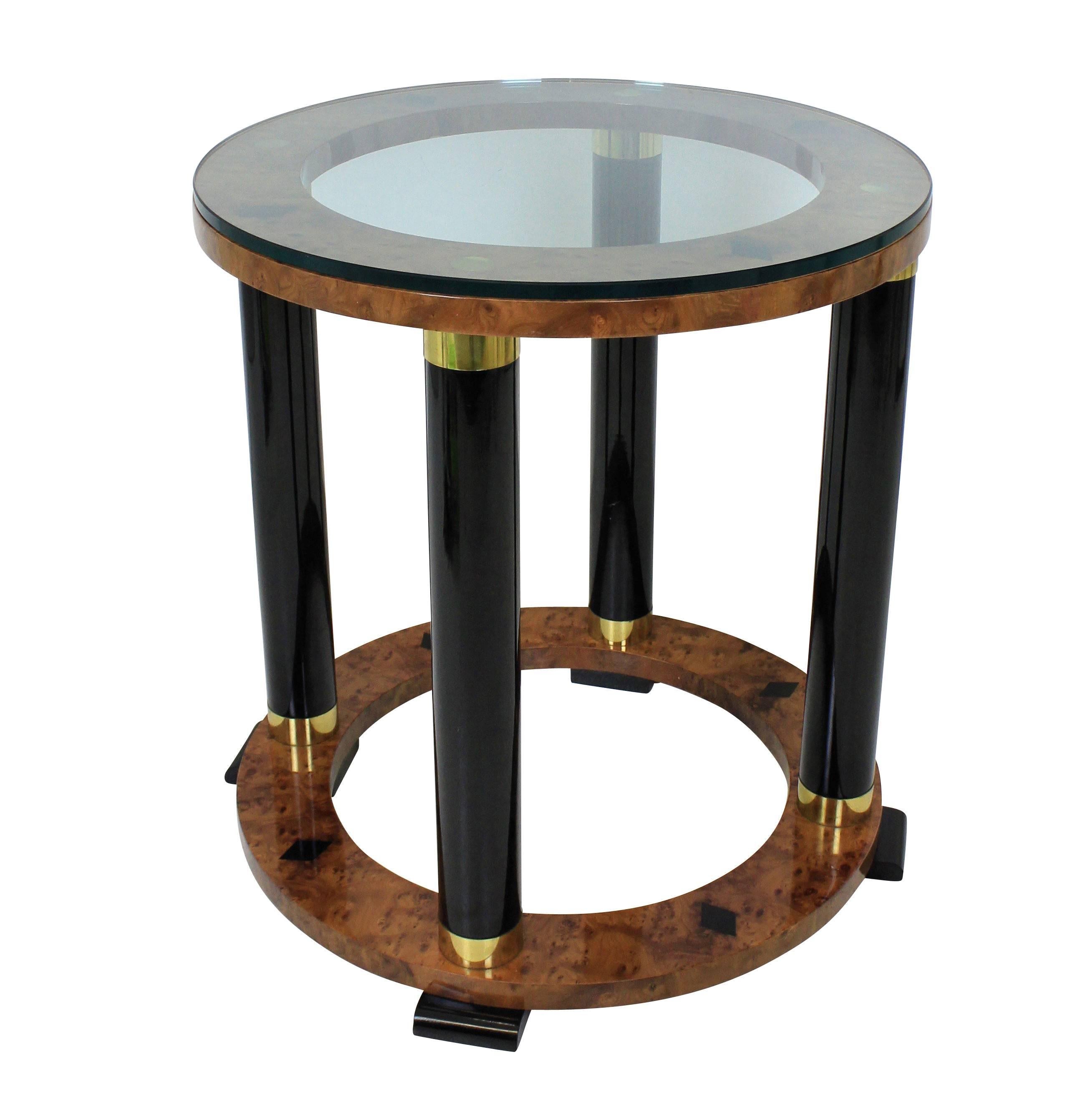 Mid-Century Modern Neoclassical Side Table
