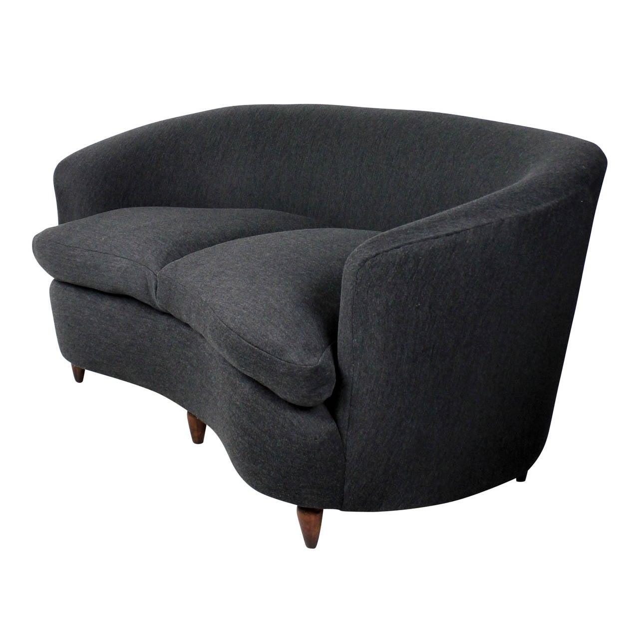 Curved Two-Seat Sofa by Parisi