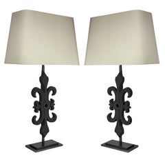 Pair of Architectural Table Lamps