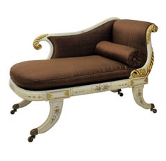 Charming Painted Russian Day Bed