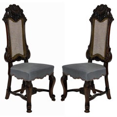 Pair of Fine George Trollope and Sons Hall Chairs