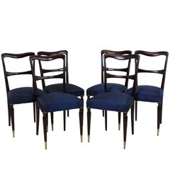 Set of Six Fine Italian Dining Chairs