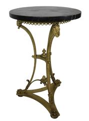 French Gilt Bronze Gueridon Table